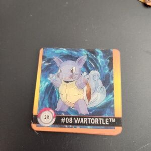 Squirtle Wartortle Lenticular Pokemon Card Artbox TCG Nintendo Game Anime Japan